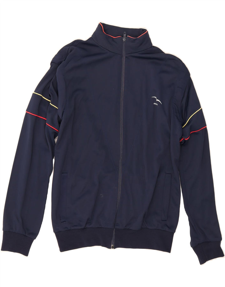 MAXIM Mens Tracksuit Top Jacket Medium Navy Blue Vintage Maxim and Second-Hand Maxim from Messina Hembry 
