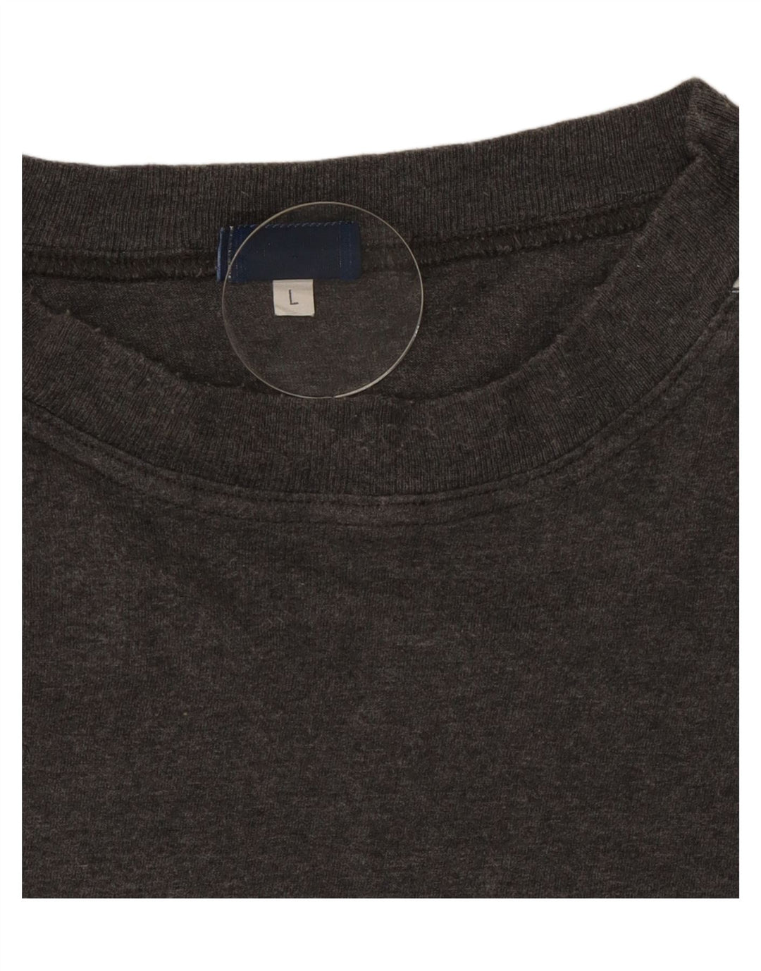 T-shirt da uomo Asics Top Large in cotone grigio