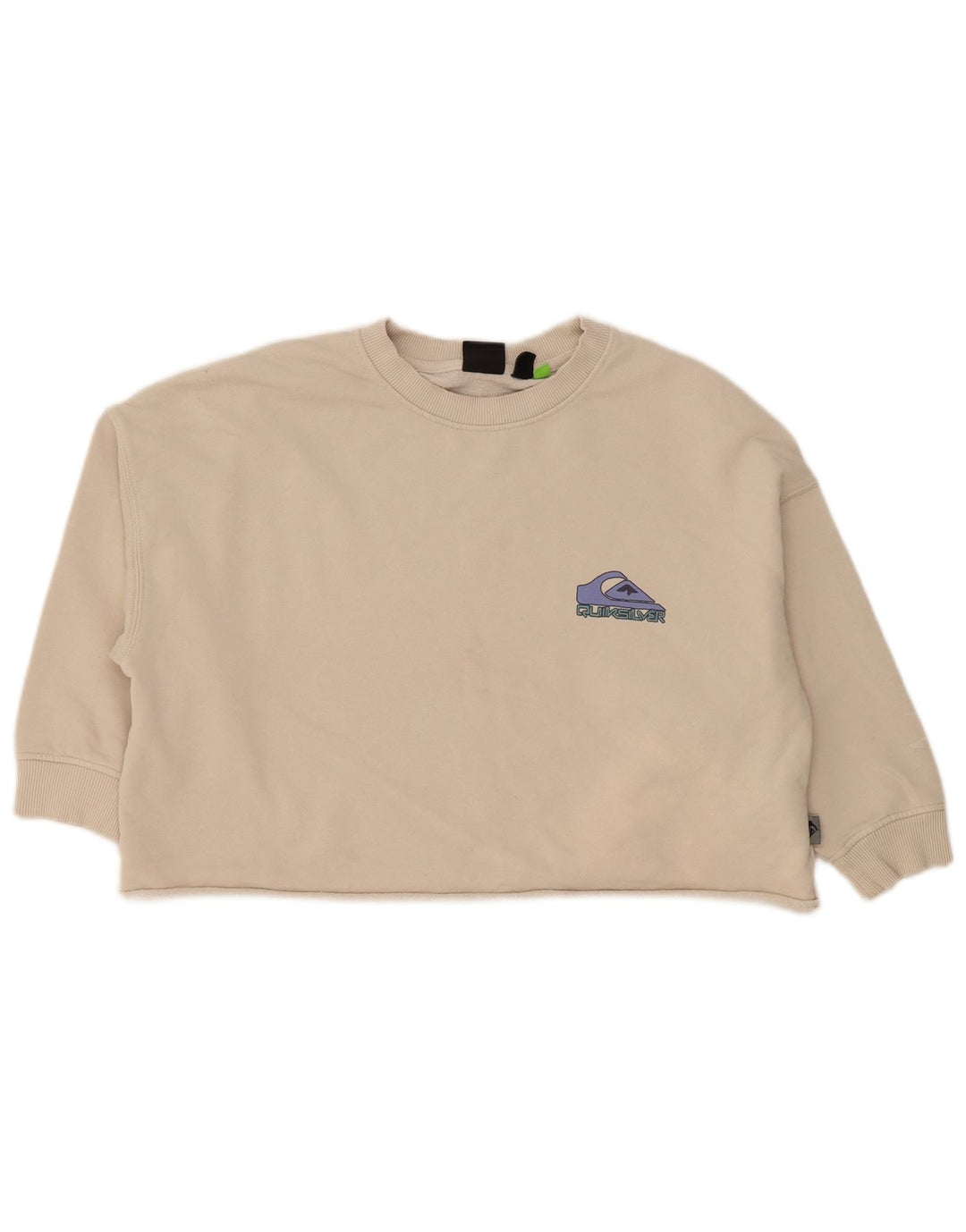 Felpa corta oversize da donna Animal UK 10 piccola bianco sporco