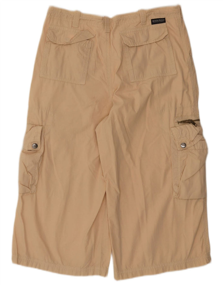 Bermuda cargo da donna Woolrich 2XL W36 cotone beige