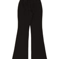 IDENTIC Womens Flare Casual Trousers EU 36 Small W30 L35 Black Polyester Vintage Identic and Second-Hand Identic from Messina Hembry 