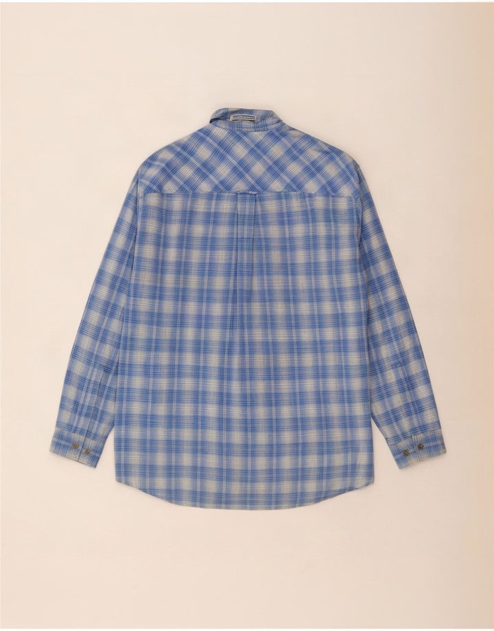 Camicia da uomo Marlboro Classics a quadri blu grandi