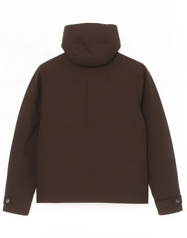 Giacca a vento con cappuccio da uomo Reiss UK 36 Small Poliestere nero