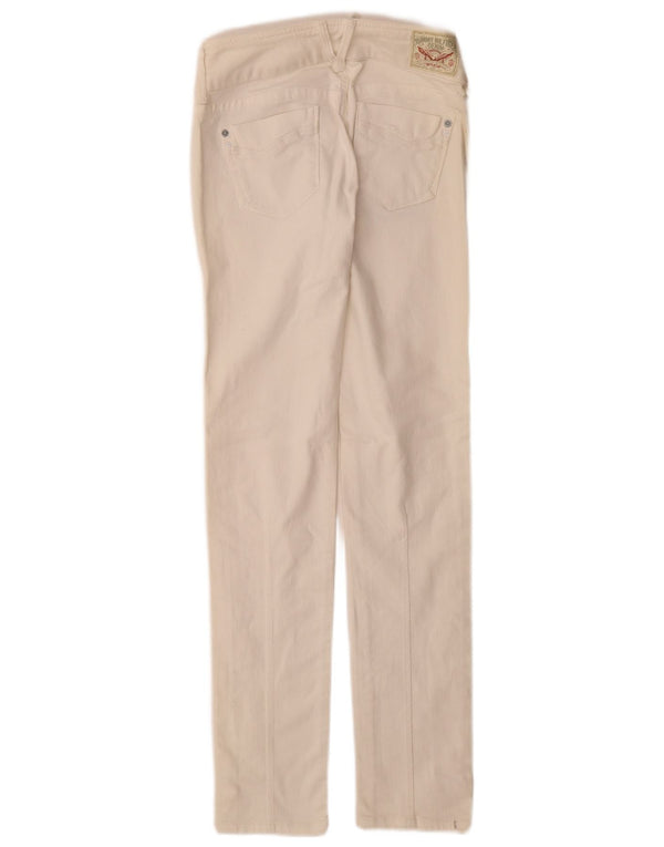 Jeans slim da donna Tommy Hilfiger W25 L32 cotone bianco