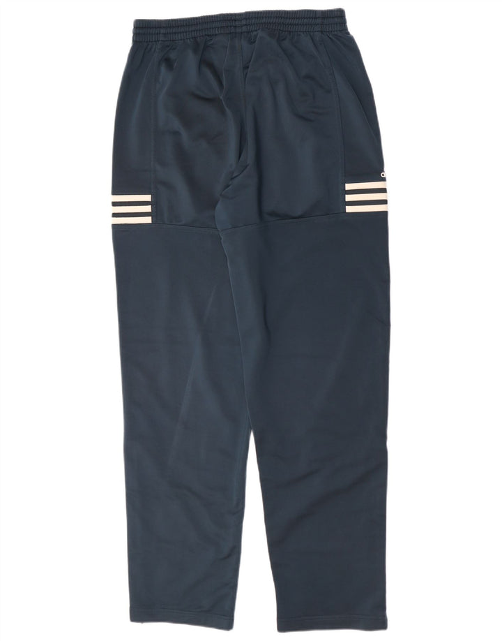 Pantaloni da tuta da uomo Adidas UK 38/40 Poliestere blu navy medio