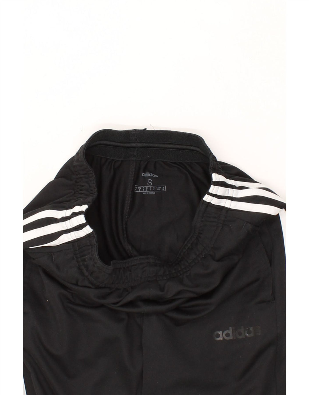 ADIDAS Mens Tracksuit Trousers Small  Black Polyester Vintage Adidas and Second-Hand Adidas from Messina Hembry 
