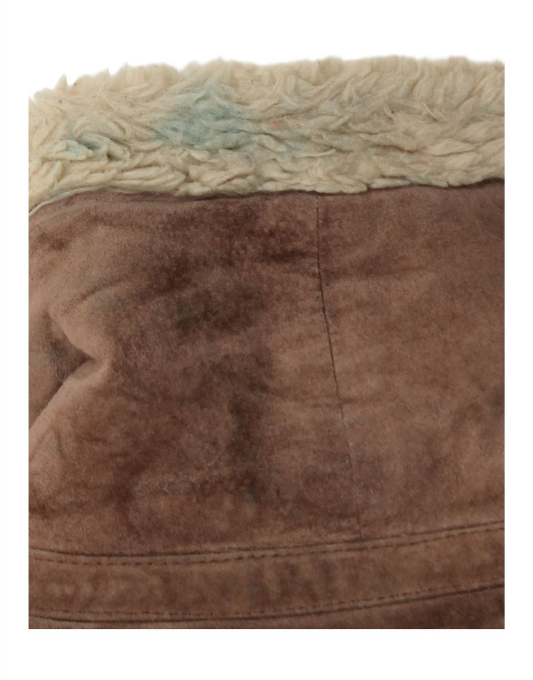 Giacca in pelle scamosciata Sherpa da donna Oakwood UK 12 in pelle marrone medio