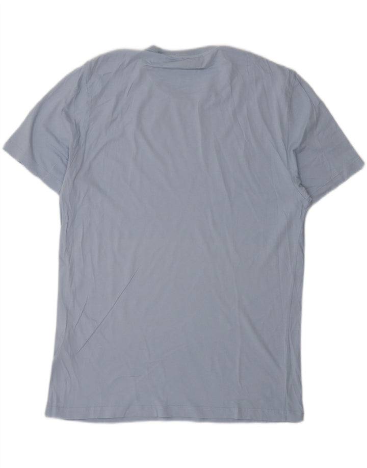 T-shirt da uomo Reiss Top Large in cotone blu