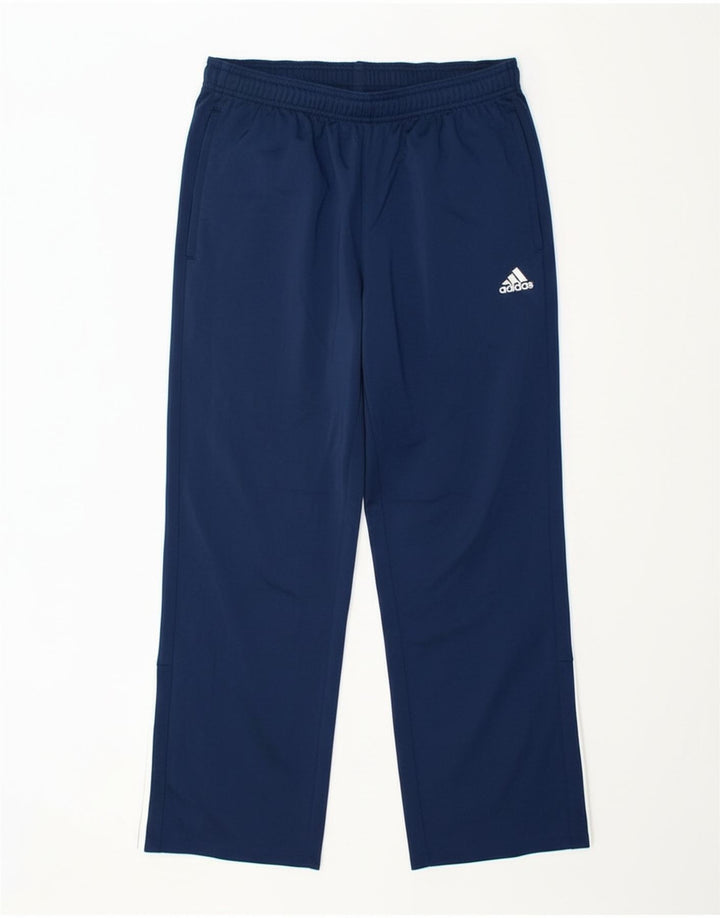 Pantaloni da tuta da uomo Adidas UK 46/48 XL Poliestere blu navy