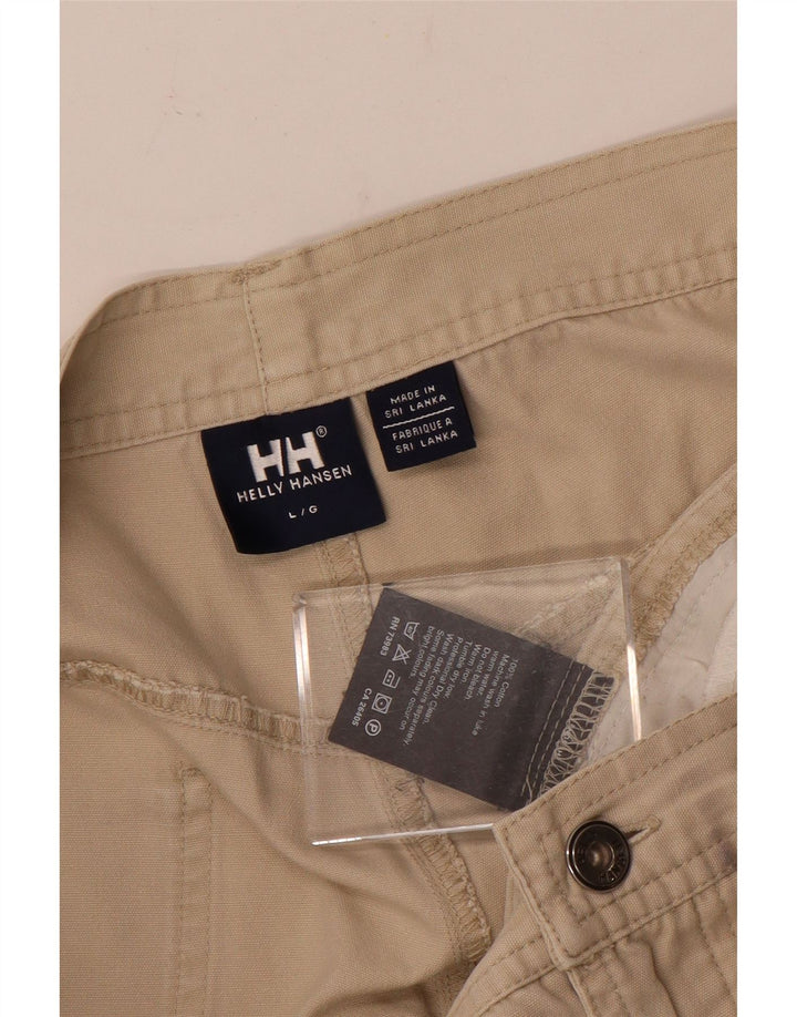 Pantaloncini bermuda da uomo Helly Hansen grandi W34 in cotone beige