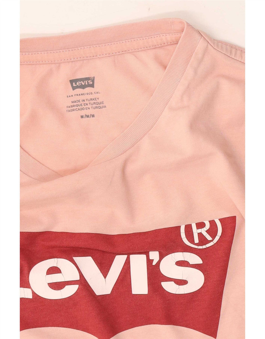 T-shirt grafica da uomo Levi's Top rosa medio