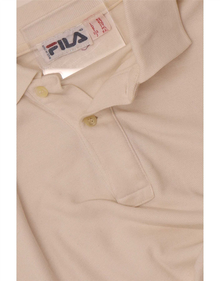 Polo da uomo Fila IT 52 Large bianca