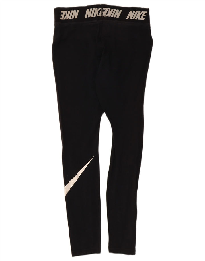 Leggings grafici da donna Nike UK 12 cotone medio nero