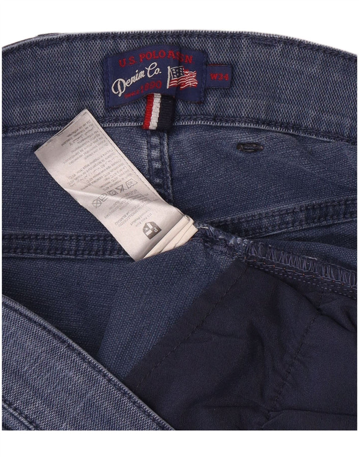 POLO ASSN. Jeans slim da uomo W34 L31 cotone blu navy