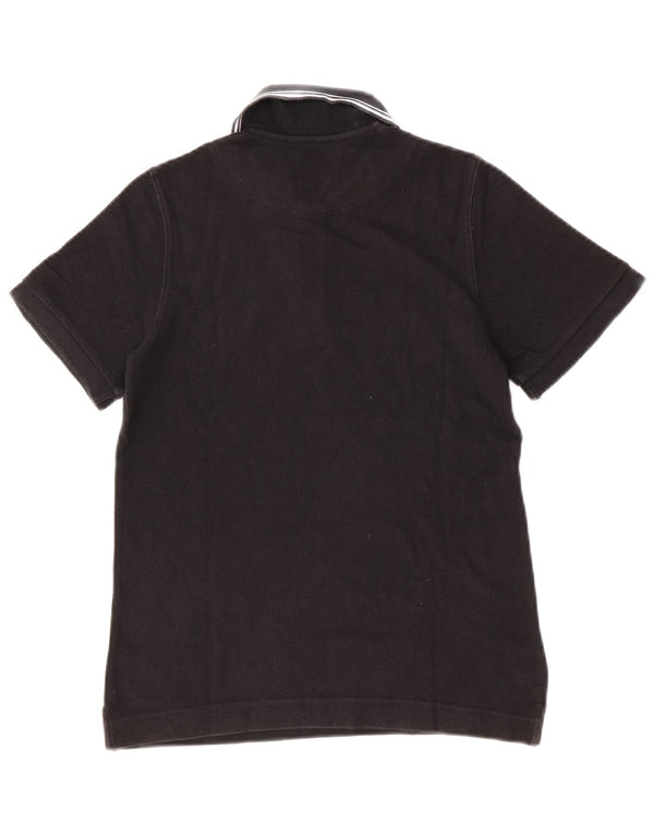 Polo Hugo Boss da ragazzo 11-12 anni in cotone nero