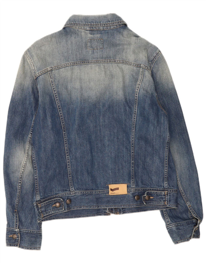 Giacca di jeans da uomo Gas UK 38 Blu medio