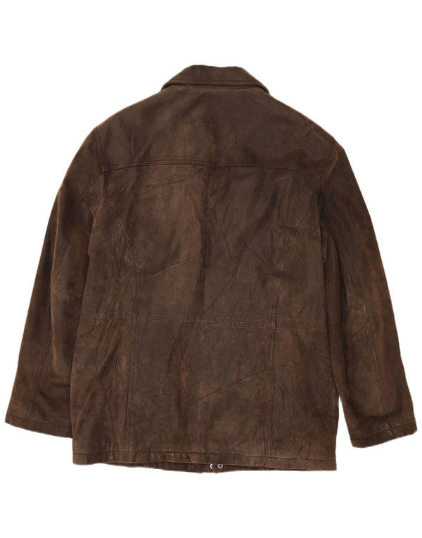 Giacca in pelle da uomo Canda EU 54 2XL Pelle marrone