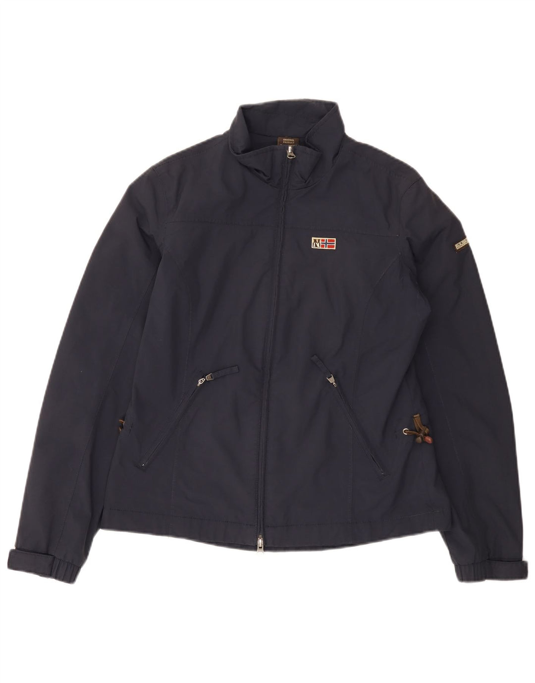 Giacca antipioggia da donna Napapijri UK 12 media blu navy in poliammide