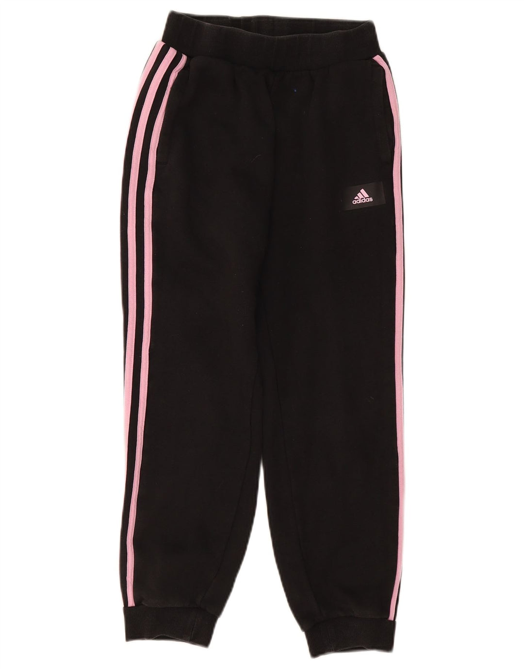 Pantaloni della tuta da bambina ADIDAS Joggers 11-12 anni in cotone nero