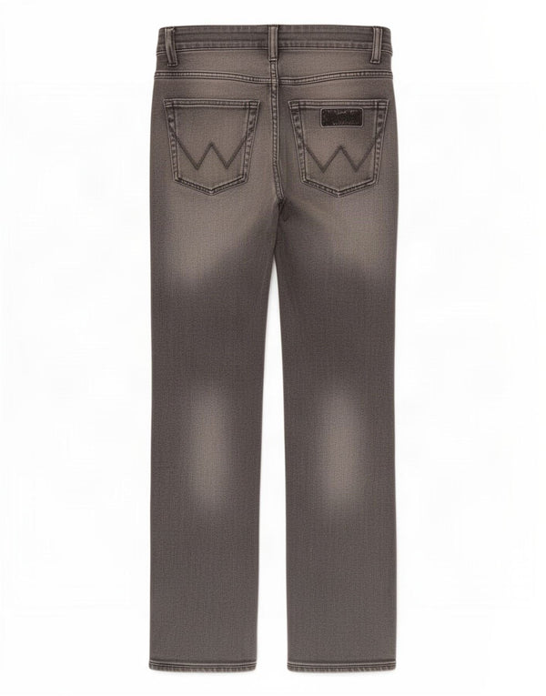 Jeans dritti da uomo Wrangler Skanders W30 L30 cotone grigio