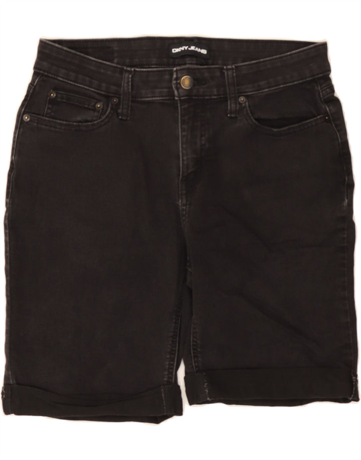 DKNY Womens Denim Shorts US 8 Medium W30 Black Cotton Vintage Dkny and Second-Hand Dkny from Messina Hembry 