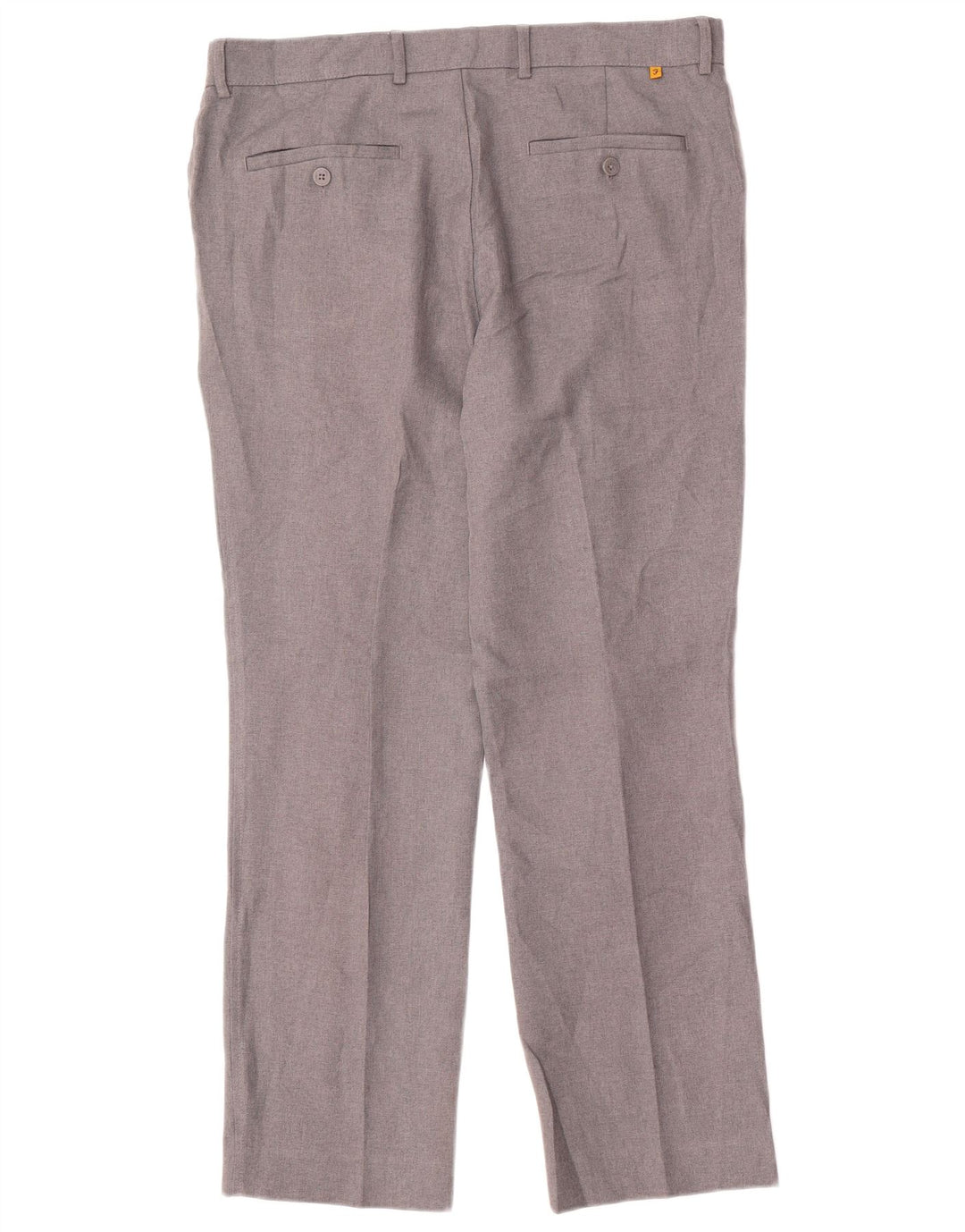 Pantaloni casual da uomo dal taglio classico Farah W36 L29 poliestere grigio