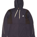 Felpa con cappuccio e zip ADIDAS Aeroready da uomo in poliestere medio blu navy