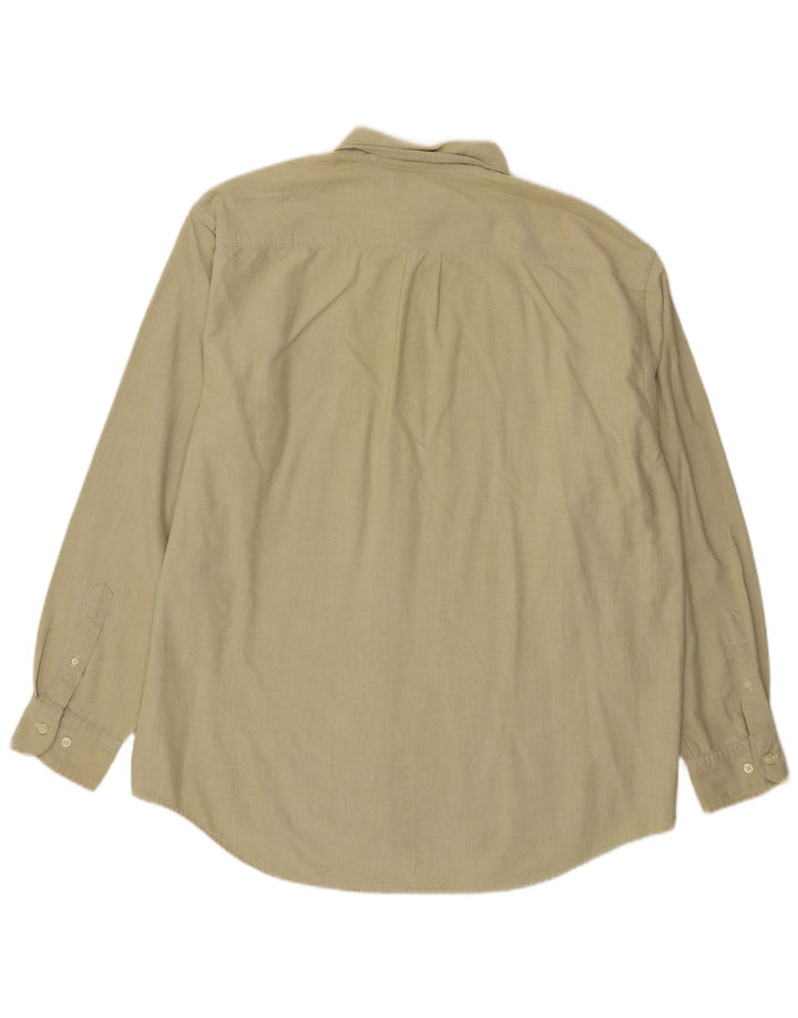 Camicia Gap da uomo ampia vestibilità larga in cotone beige