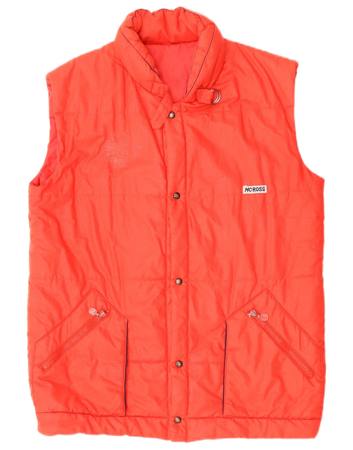 Gilet imbottito da uomo MC Ross UK 38 rosso medio