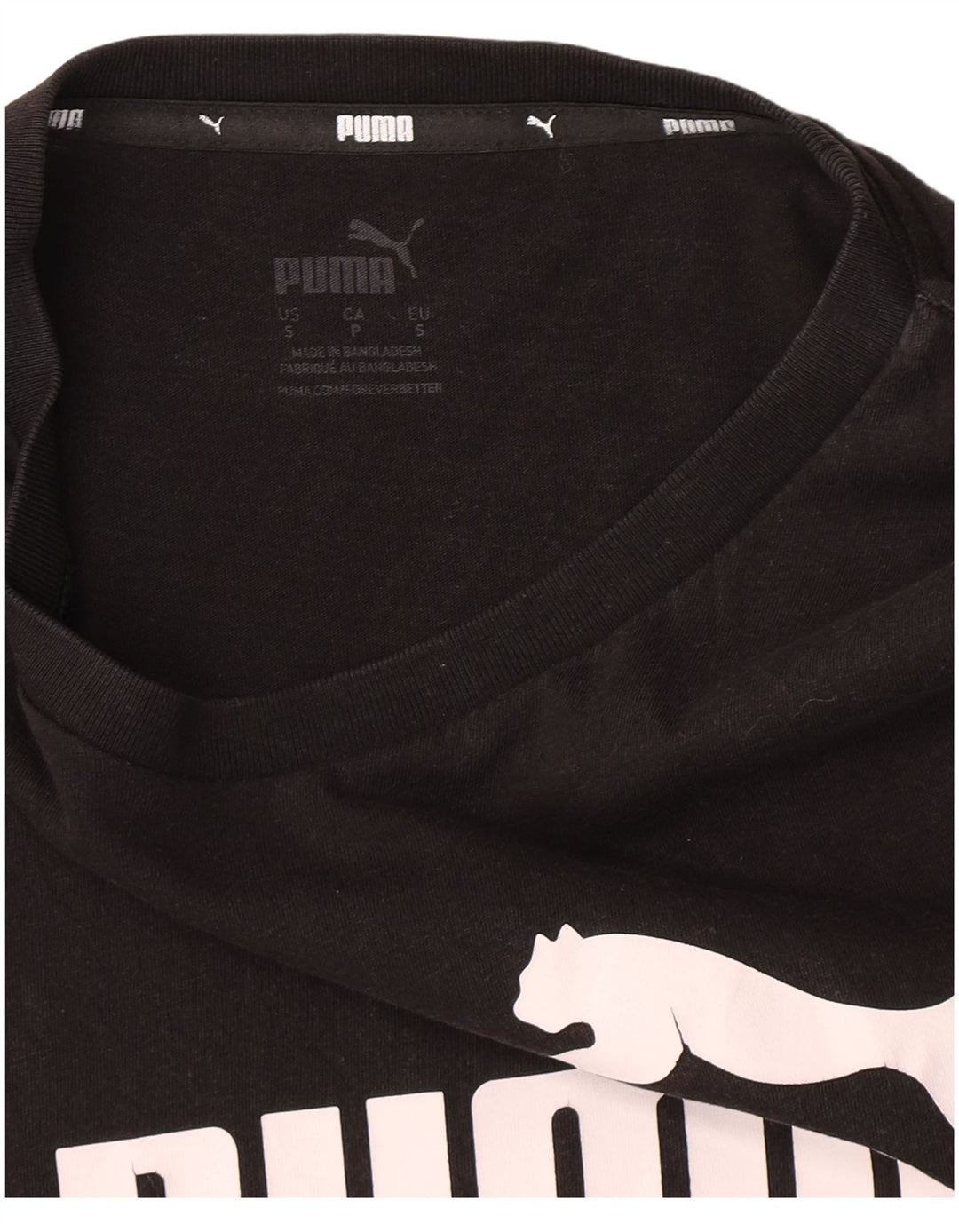 T-shirt grafica da uomo Puma Top Small Nera