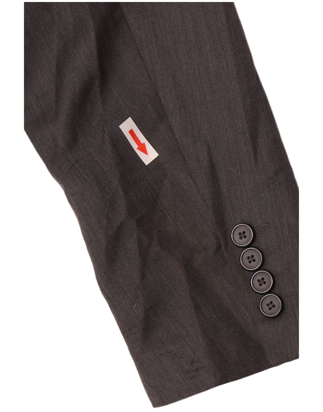 Giacca blazer a 2 bottoni da uomo Zara EU 46 piccola poliestere grigio