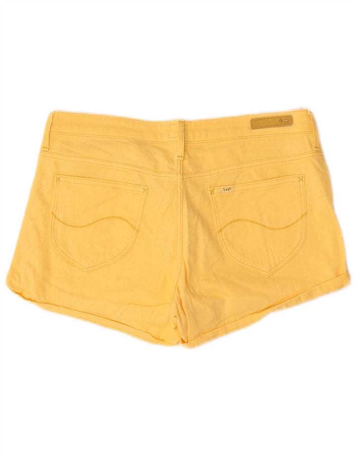 Pantaloni caldi da donna Lee W28 cotone giallo medio