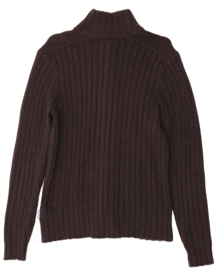 Maglione cardigan da uomo North Sails grande in lana nera