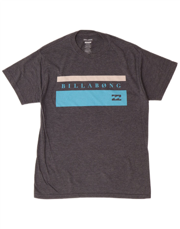 T-shirt grafica da uomo BILLABONG Top in cotone grigio medio