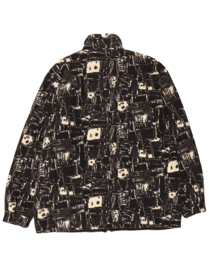 Giacca in pile da uomo Invicta UK 38 Poliestere geometrico nero medio