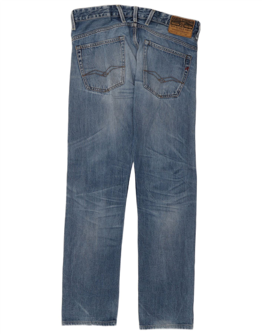 Replay Jeans Jeto Slim da uomo W32 L30 cotone blu