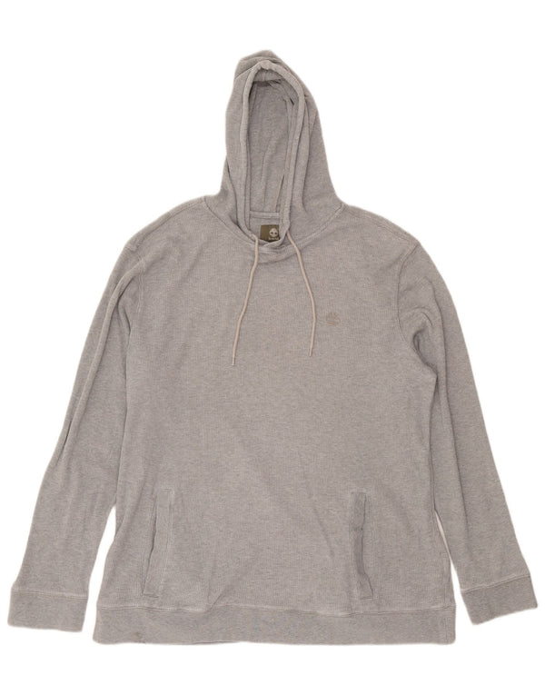 Timberland Maglia da uomo con cappuccio a maniche lunghe 2XL in cotone grigio