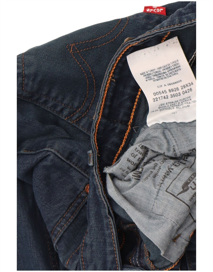 LEVI'S Jeans 545 Bootcut da donna W29 L34 cotone blu navy