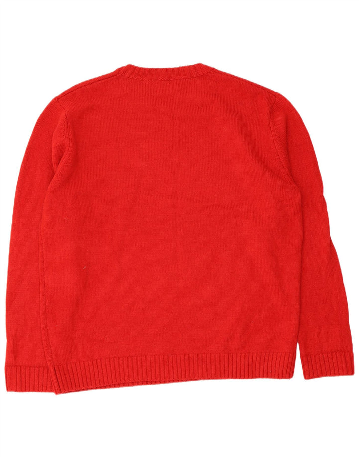 Maglione maglione girocollo da uomo Zara XL rosso