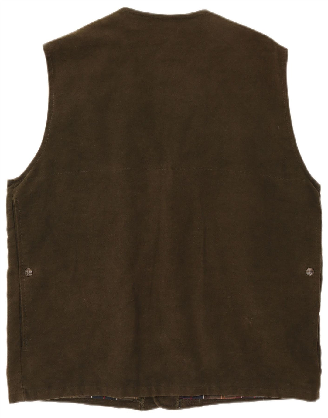 Gilet da uomo VINTAGE UK 42 XL cotone kaki