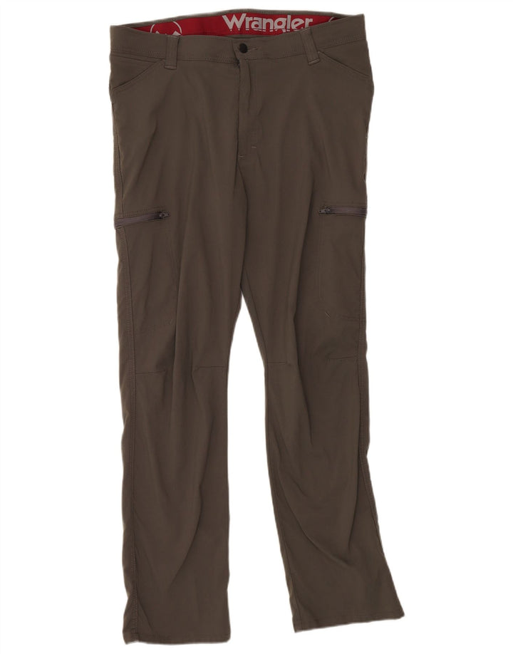 Pantaloni cargo slim da uomo Wrangler W36 L30 nylon grigio