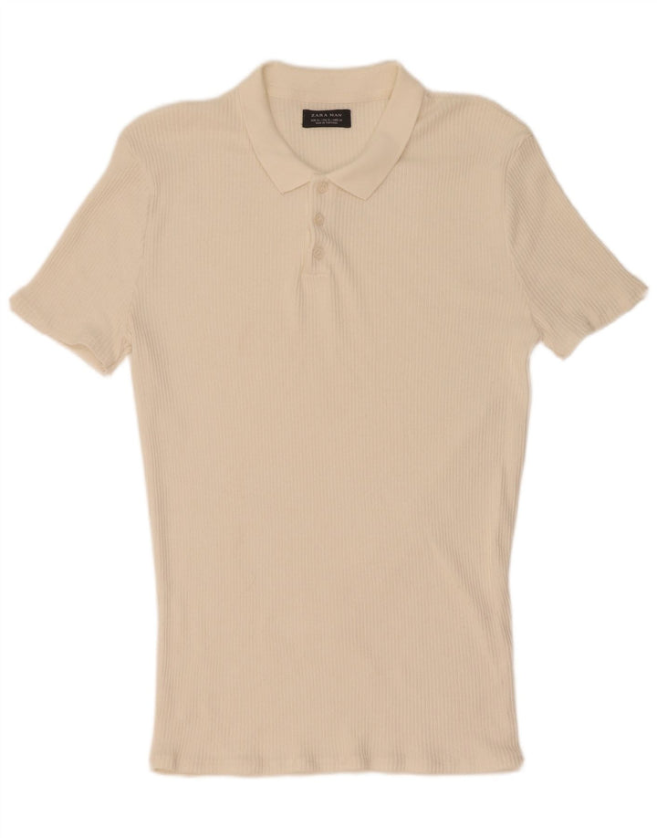 Polo Zara da uomo XL bianca
