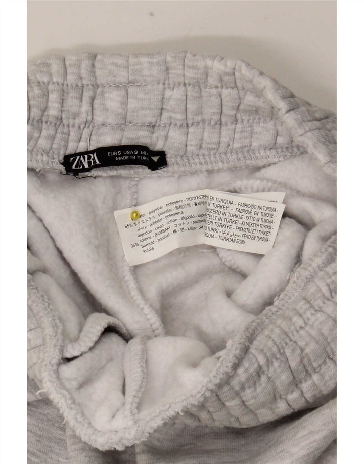 Pantaloni da tuta da uomo Zara Joggers piccoli in poliestere grigio