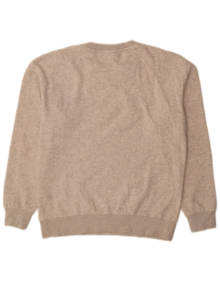 Jack & Jones Felpa da uomo Maglione grande cotone chiazzato grigio