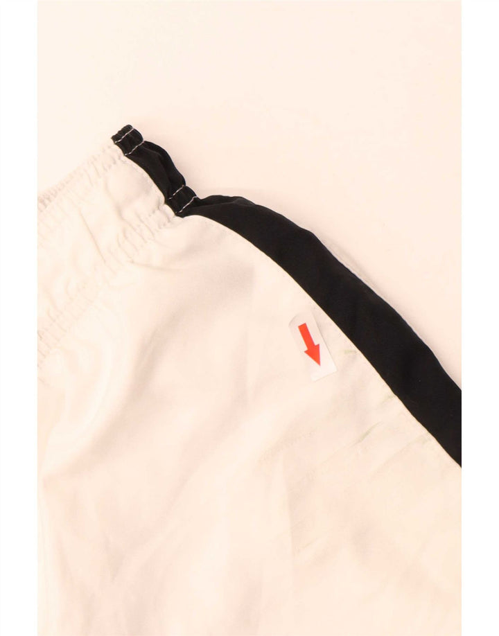 Pantaloncini sportivi Nike Dri Fit da uomo, poliestere color block bianco medio