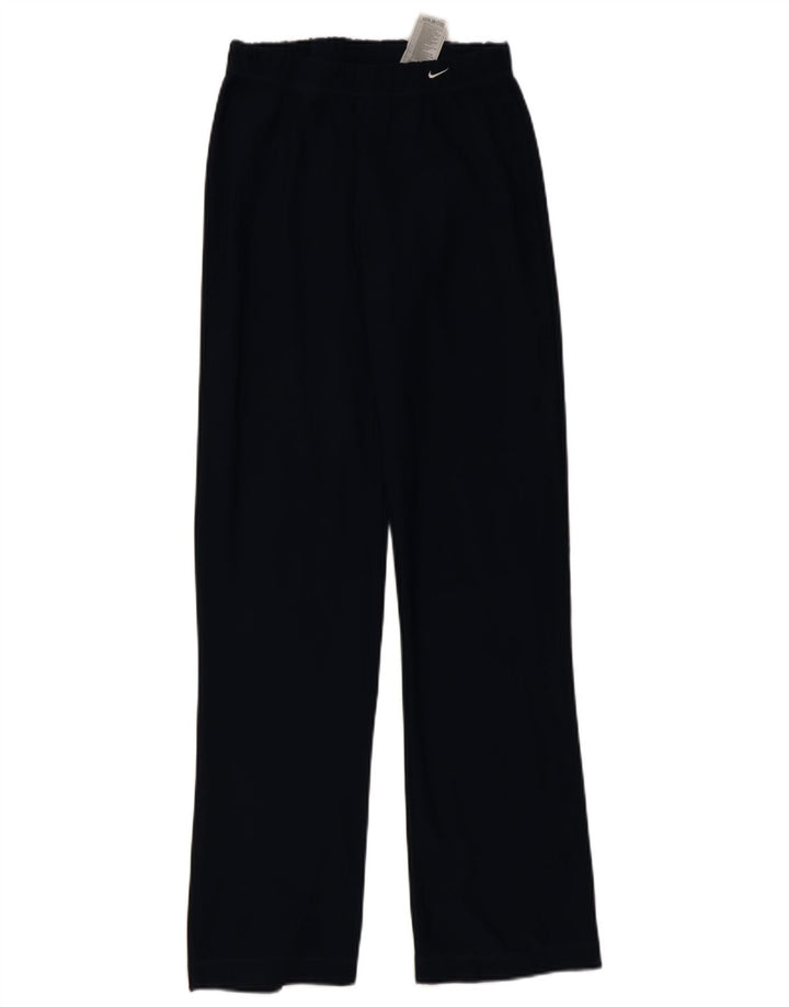 NIKE Womens Tracksuit Trousers US 12/14 Large Navy Blue Polyester