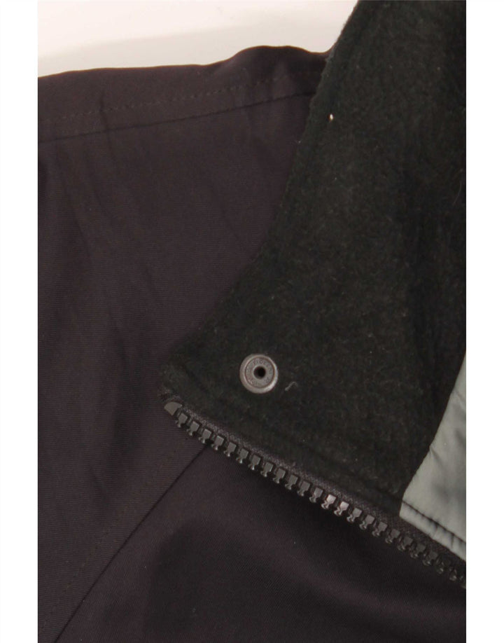 Cappotto Giacca A Vento Uomo Trussardi IT 50 Large Nero Poliestere