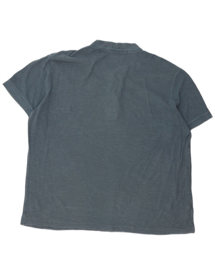 T-shirt da uomo EDDIE BAUER Top XL in cotone blu