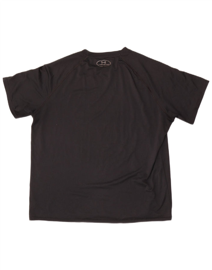 T-shirt da uomo Under Armour grande nera