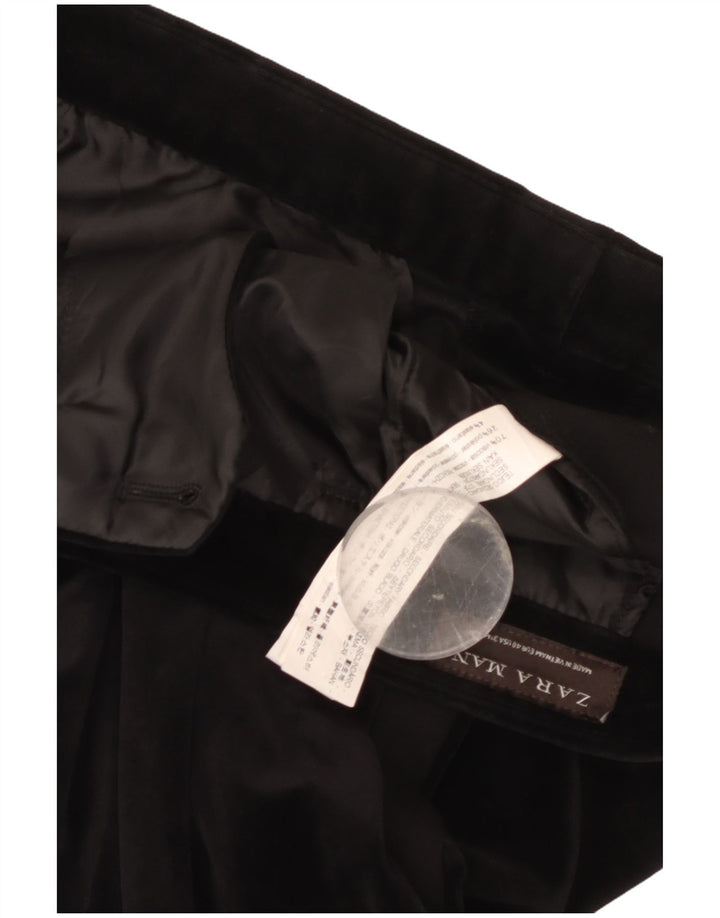 Pantaloni chino slim da donna Zara EU 40 medi W31 L28 viscosa nera